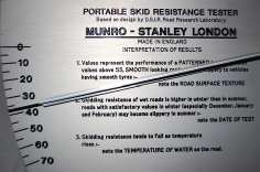 Floor Pendulum Test scale srv or otv of 36 required to meet risk assessment and duty of care